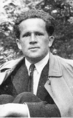 Stefan Obara, pełnił funkcje dowódcy komendanta plutonu w Michniowie. Zginął 17 I 1944 r., Michniów, 1942 r. [ze zbiorów Mauzoleum w Michniowie]
