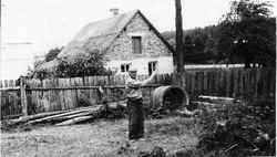 Miejsce, gdzie stała stodoła Dulęby, Michniów, 1968 r. [ze zbiorów IPN]