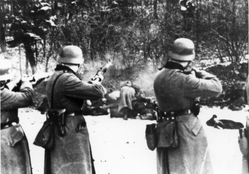 Rozstrzelanie Polaków w Bochni, 18 XII 1939 r. [ze zbiorów IPN].
