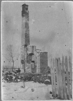 Pacyfikacja wsi Borów gm. Annopol, 2 II 1944 r. [ze zbiorów Mauzoleum w Michniowie].
