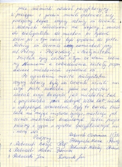Informacja o pacyfikacji Narewki Bazyla Rubczewskiego, 21 II 1991 r. [ze zbiorów IPN].